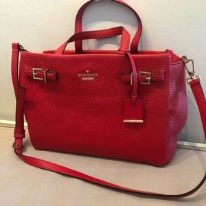Kate Spade red tote! Worn twice!